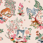 125528 Painted Kingdom Pink Wallpaper by Cath Kidston
