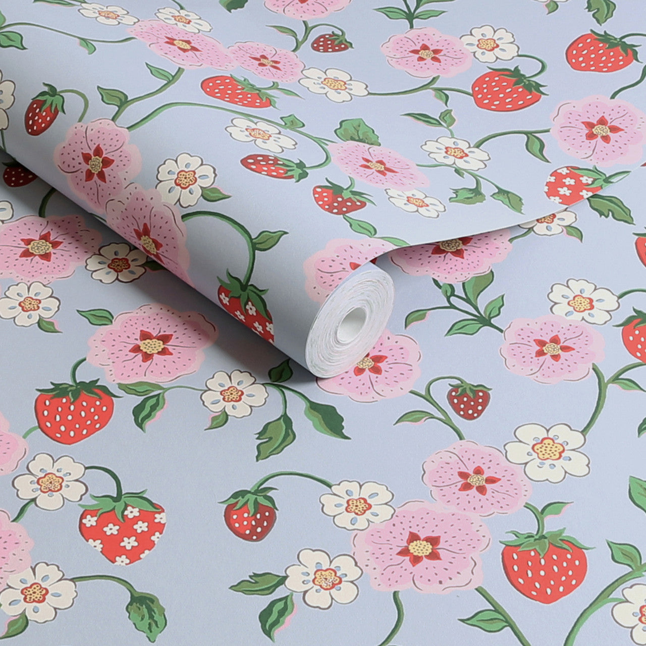 125532 Strawberry Summer Wallpaper by Cath Kidston