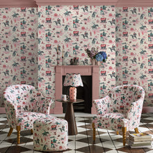 125534 Cowgirls Pink Wallpaper by Cath Kidston