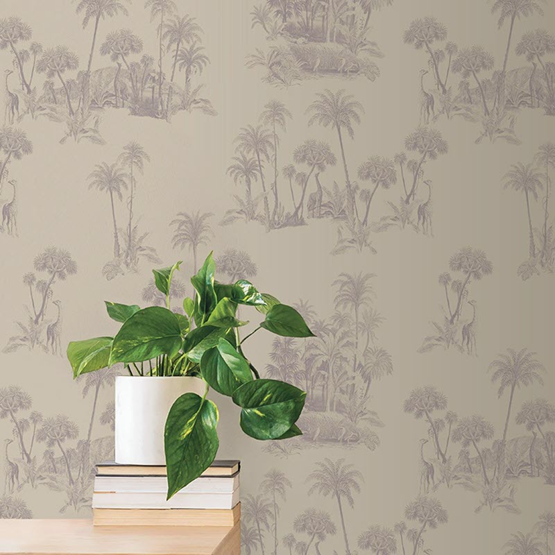 12596 Laurel Ted Baker Fantasia Wallpaper by Galerie