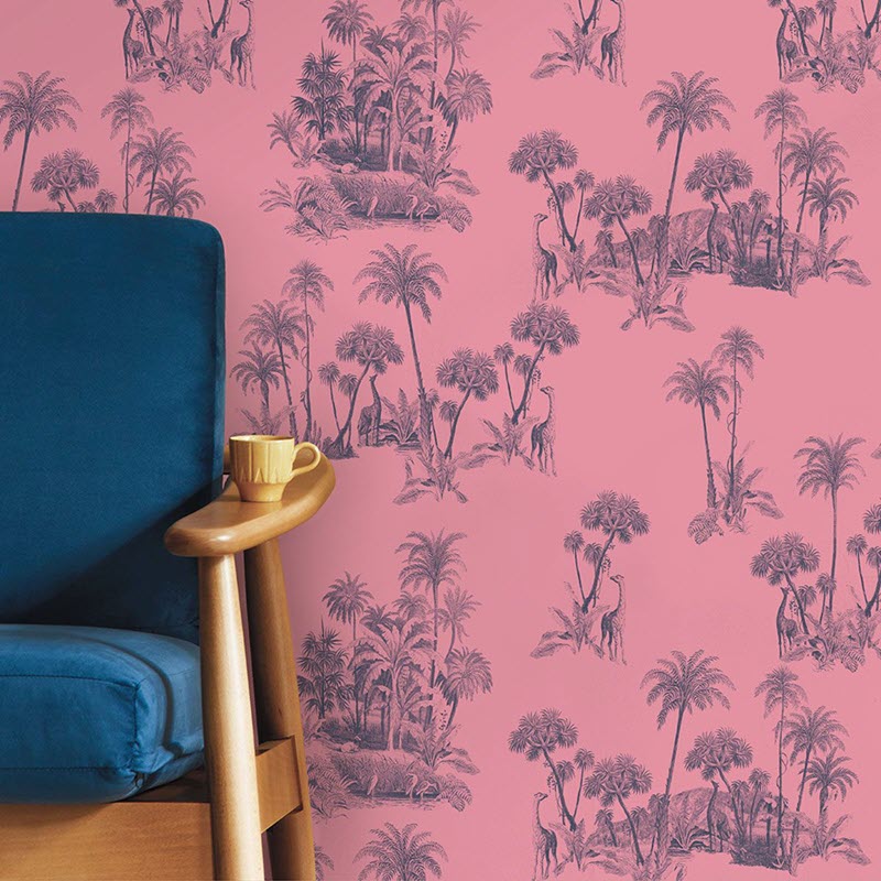 12601 Laurel Ted Baker Fantasia Wallpaper by Galerie