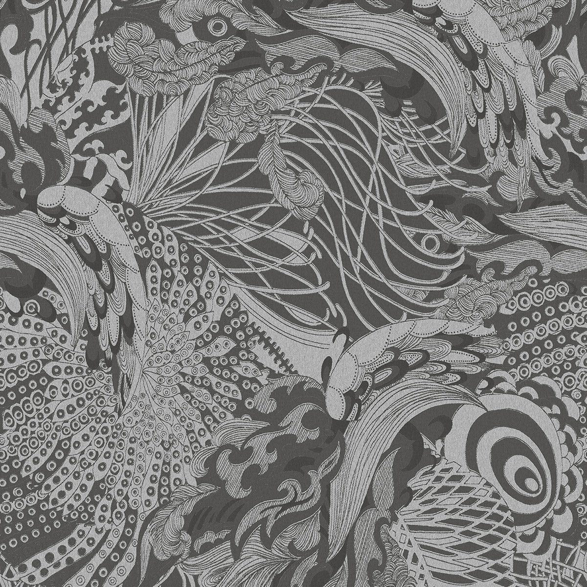 12611 Eastern Tide Meteor Ted Baker Fantasia Wallpaper by Galerie