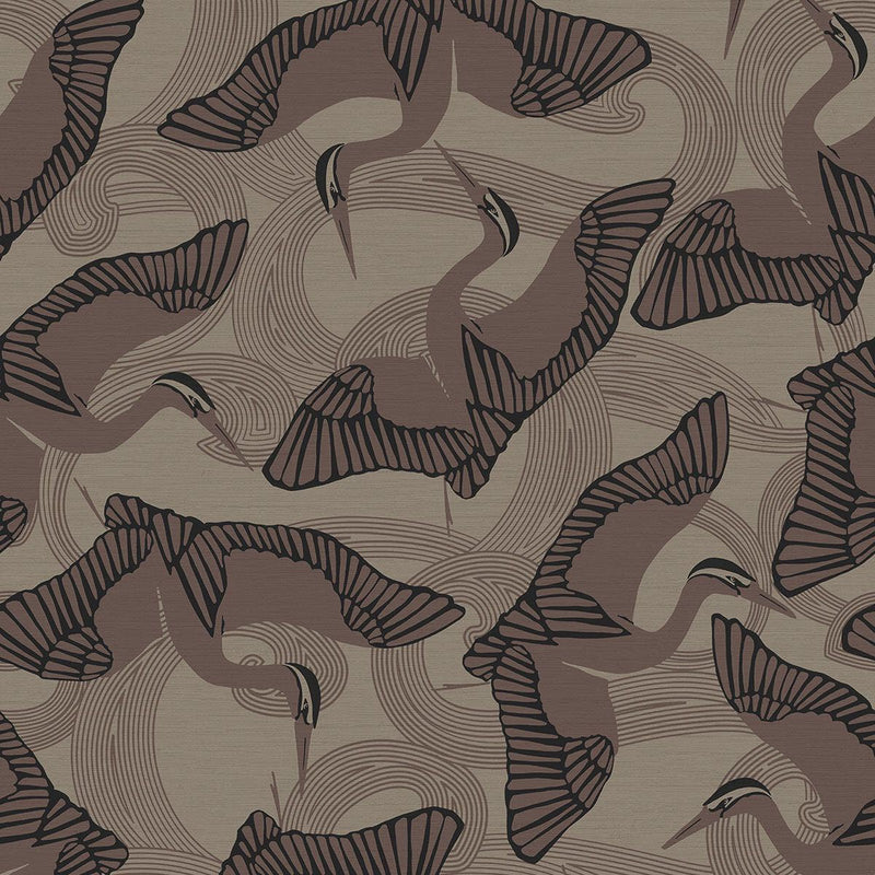 12620 Cranes Ted Baker Fantasia Wallpaper by Galerie