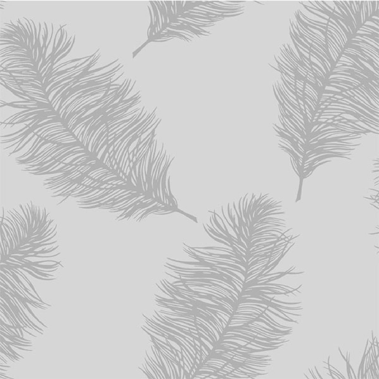 12626 Fawning Feather Grey and Silver Wallpaper By Holden DŽcor