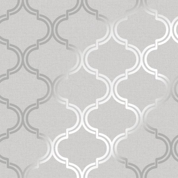 12750 Glistening Geo Trellis Wallpaper by Holden Decor