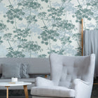 128142 Meadow Teal Botanical Superfresco Wallpaper