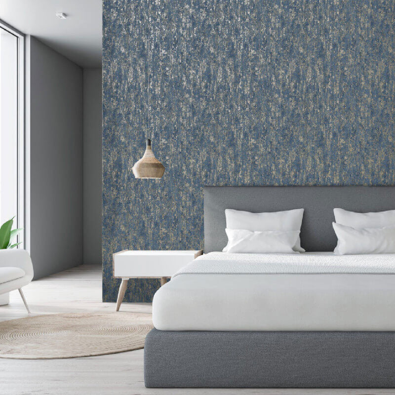 12842 Industrial Texture Navy Wallpaper By Holden DŽcor