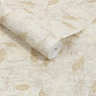 128805 Ornamental Leaf Cream Boutique Wallpaper