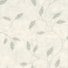 128814 Ornamental Leaf Sage Boutique Wallpaper