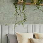 128817 Ornamental Texture Sage Boutique Wallpaper