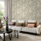 571455 Boho Palm Neutral Wallpaper by Rasch