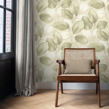 659870 Opulenza Leaf Sage Wallpaper by Rasch