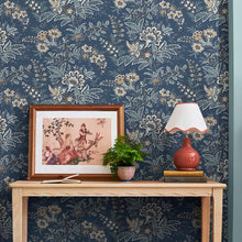 130097 Marlbrook Dusky Seaspray Wallpaper by Laura Ashley