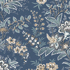 130097 Marlbrook Dusky Seaspray Wallpaper by Laura Ashley
