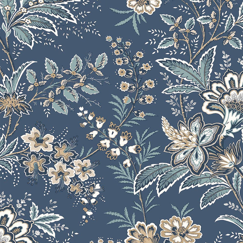 130097 Marlbrook Dusky Seaspray Wallpaper by Laura Ashley