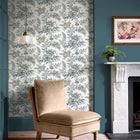 130098 Marlbrook Pale Linen Wallpaper by Laura Ashley
