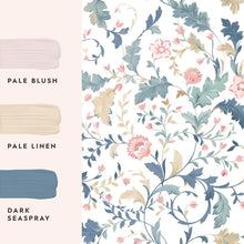 130099 Litton Dusky Seaspay Wallpaper by Laura Ashley