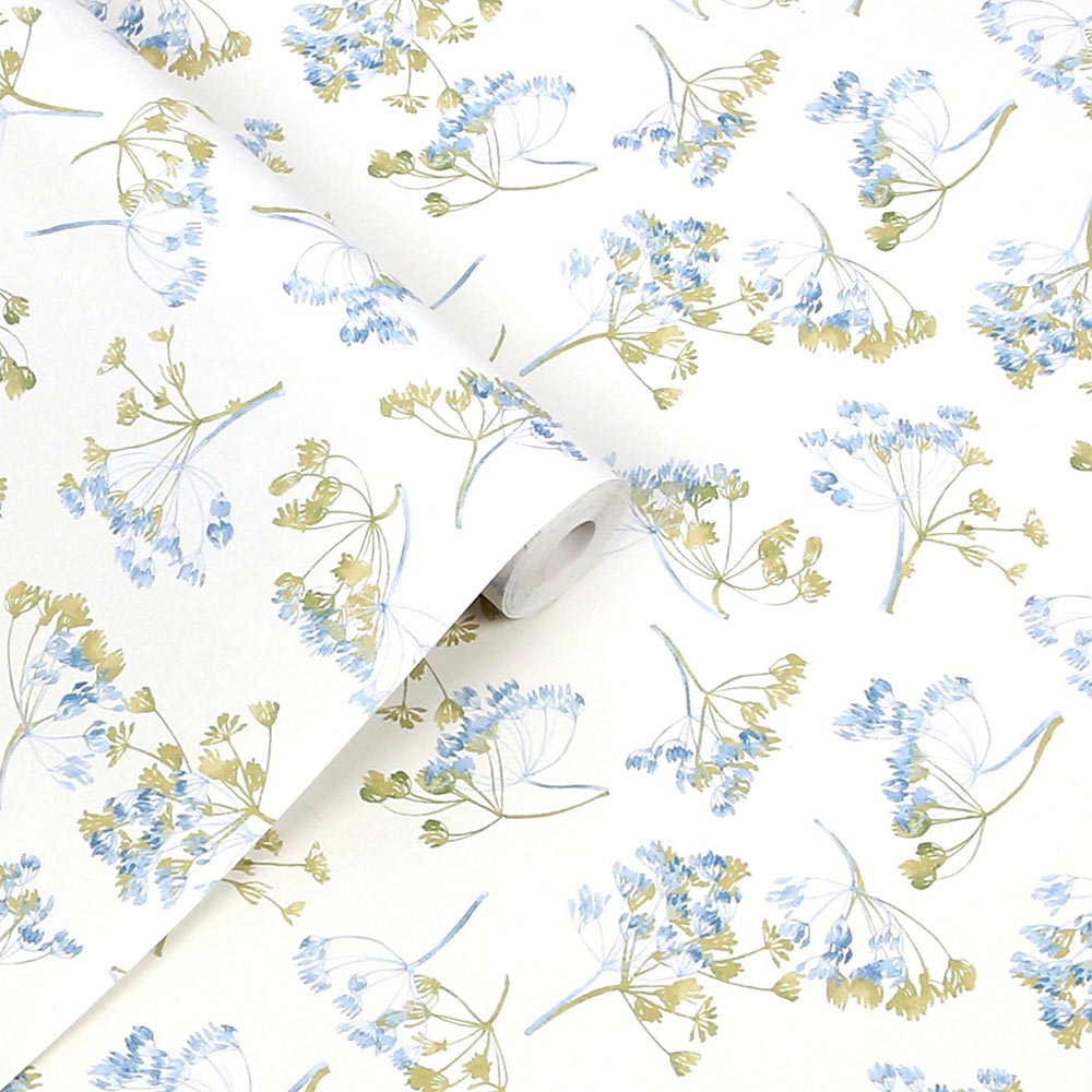 130102 Avonbury Hedgerow Green Wallpaper by Laura Ashley