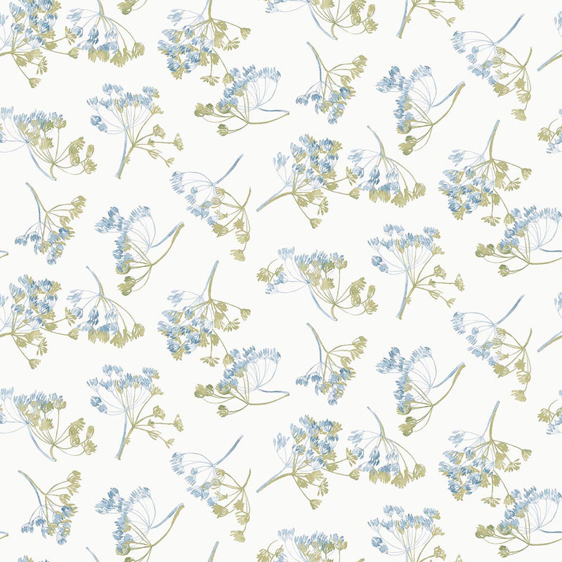 130102 Avonbury Hedgerow Green Wallpaper by Laura Ashley