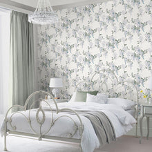 130106 Mirabelle Pale Seaspray Wallpaper by Laura Ashley