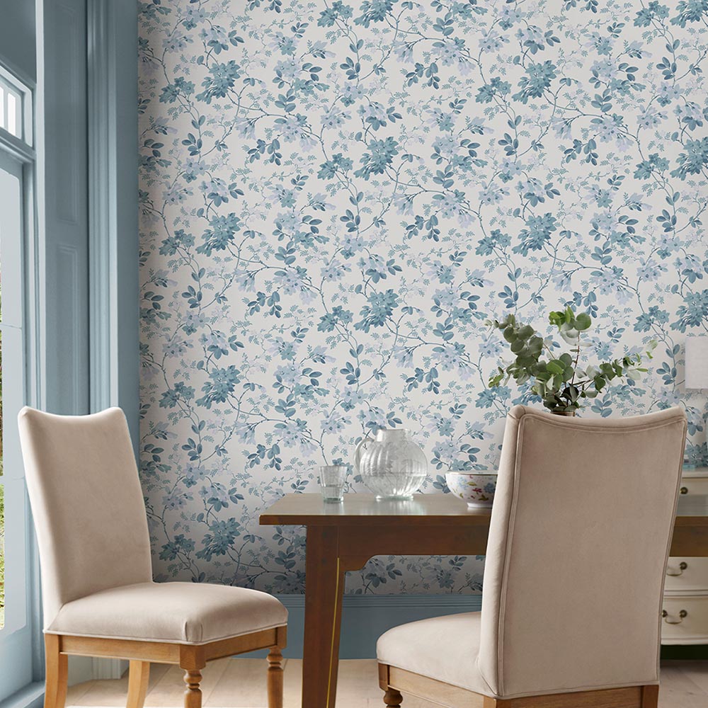 130107 Yewland Seaspray Wallpaper by Laura Ashley