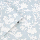 130109 Rye Pale Seaspray Wallpaper by Laura Ashley