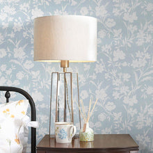 130109 Rye Pale Seaspray Wallpaper by Laura Ashley