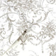Tuilieries Dark Dove Grey Wallpaper by Laura Ashley