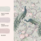 130113 Belvedere Sage Green Wallpaper by Laura Ashley