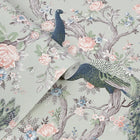 130113 Belvedere Sage Green Wallpaper by Laura Ashley