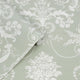 Josette Sage Green Wallpaper by Laura Ashley