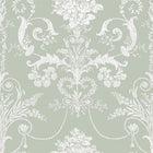 130114 Josette Sage Green Wallpaper by Laura Ashley