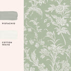 130116 Lloyd Sage Green Wallpaper by Laura Ashley