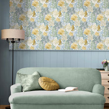 130153 Bernwood Ochre Yellow Wallpaper by Laura Ashley