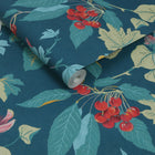 130280 Craftwork Trail Concerto Navy Wallpaper By Graham & Brown