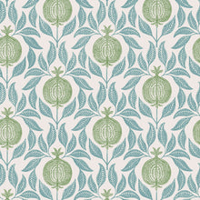 130285 Apple of Grenada Concerto Blue and Green Wallpaper By Graham & Brown