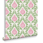 130286 Apple of Grenada Concerto Pink and Green Wallpaper By Graham & Brown