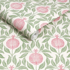 130286 Apple of Grenada Concerto Pink and Green Wallpaper By Graham & Brown