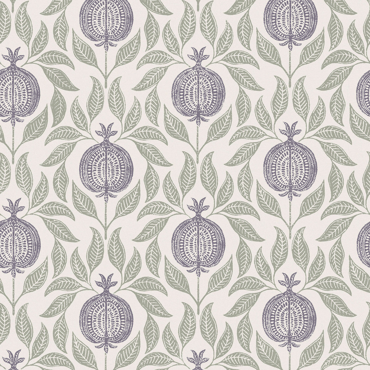 130288 Apple of Grenada Concerto Mauve and Sage Wallpaper By Graham & Brown