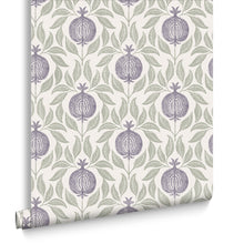 130288 Apple of Grenada Concerto Mauve and Sage Wallpaper By Graham & Brown