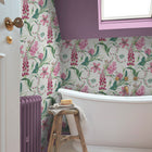 130296 Botanists Scroll Concerto Pink Wallpaper By Graham & Brown