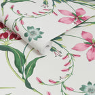130296 Botanists Scroll Concerto Pink Wallpaper By Graham & Brown