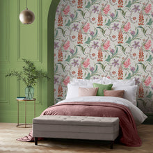 130297 Botanists Scroll Concerto Mauve Wallpaper By Graham & Brown