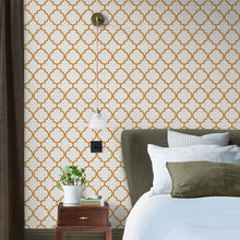 130298 Trellia Concerto Orange Wallpaper By Graham & Brown