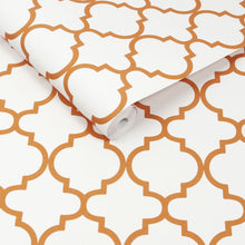 130298 Trellia Concerto Orange Wallpaper By Graham & Brown