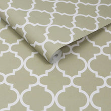 130299 Trellia Concerto Sage Wallpaper By Graham & Brown