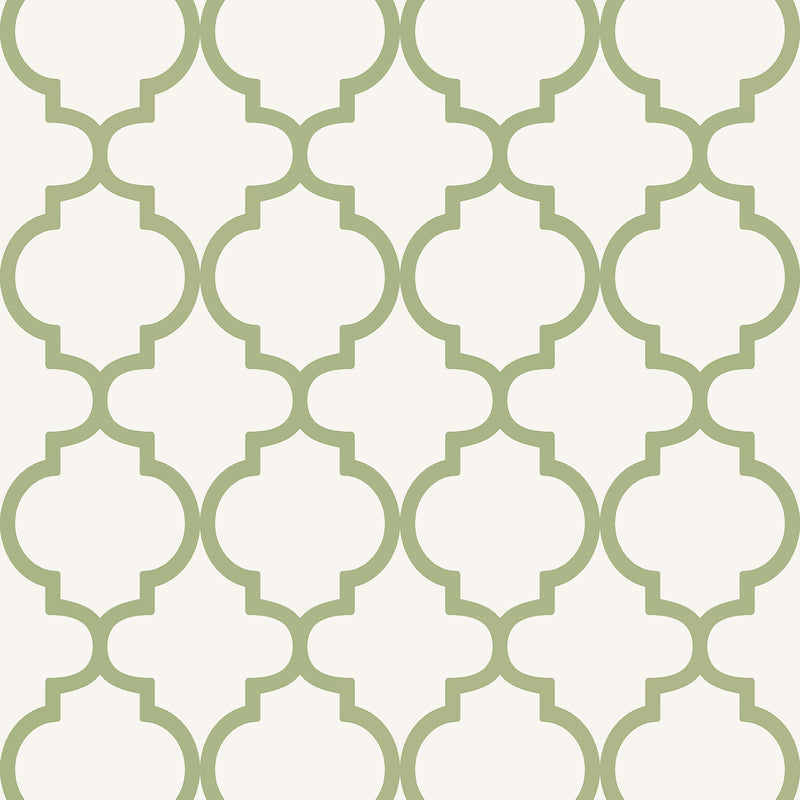 130301 Trellia Concerto Green Wallpaper By Graham & Brown