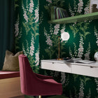 130306 Foxglove Concerto Emerald Wallpaper By Graham & Brown