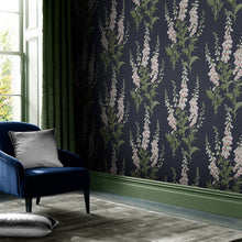 130308 Foxglove Concerto Midnight Wallpaper By Graham & Brown