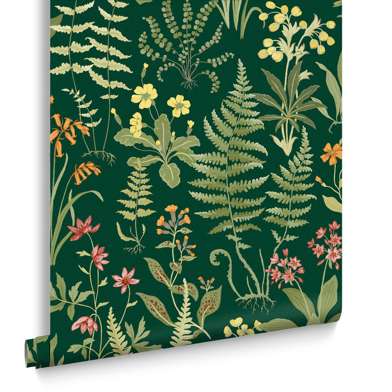 130313 Oshibana Concerto Emerald Wallpaper By Graham & Brown